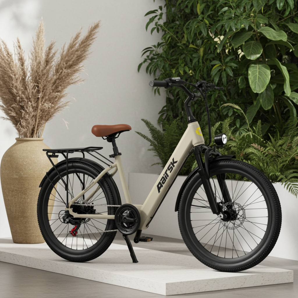 Electric city bike for adults