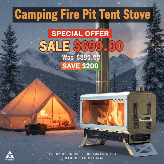 Stay Warm Anywhere: The Ultimate Wood-Burning Camping Stove for Winter Adventures