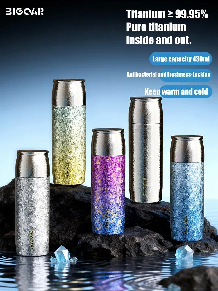 GearMoor Titanium Iced Drink Mug | Summer Gift for Women | 14.5 oz