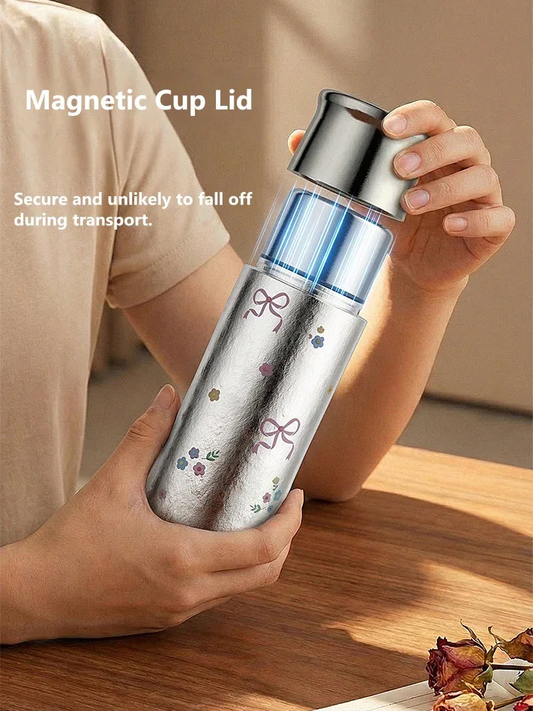GearMoor Titanium Rhinestone Cup for Women | Iced Drink Gift | 14.5 oz