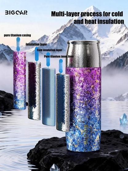 GearMoor Titanium Iced Drink Mug | Summer Gift for Women | 14.5 oz