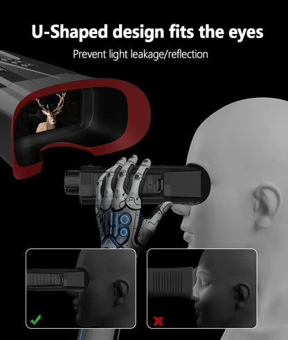 2025 New Hit High-Definition Photo & Video Binoculars for Birdwatching Portable Outdoor Low-Light Full-Color Night Vision Device