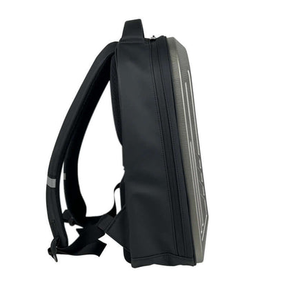 New LED Backpack with Bluetooth Transmitter - Full-Color Motorcycle Style Cycling Hiking Backpack for Men and Women - Smart Dual-Shoulder Bag DIY