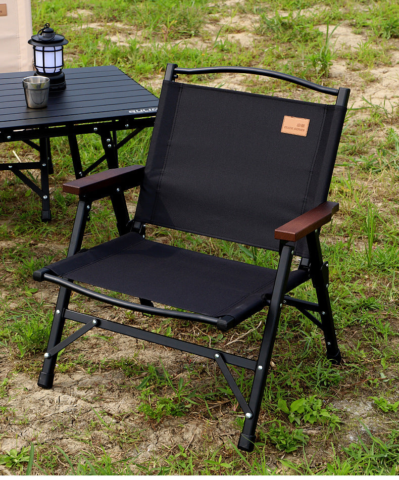 New Detachable Kermit Folding Chair Outdoor Portable Aluminum Alloy Camping Chair Beach Recliner Chair for Garden