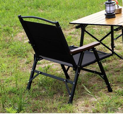 New Detachable Kermit Folding Chair Outdoor Portable Aluminum Alloy Camping Chair Beach Recliner Chair for Garden