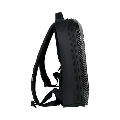 New LED Backpack with Bluetooth Transmitter - Full-Color Motorcycle Style Cycling Hiking Backpack for Men and Women - Smart Dual-Shoulder Bag DIY