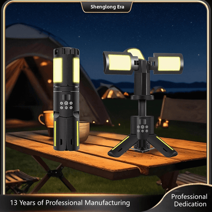 2025 New Portable Outdoor Camping Light Rechargeable Long-Lasting Tent Light Multi-Functional Telescopic Emergency Camping Light