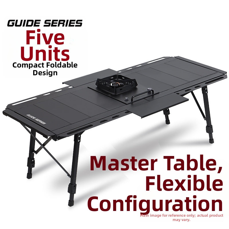 New GuideSeries Outdoor Camping Aluminum Alloy IGT5 Unit Folding Table Semi-Automatic BL028 Table