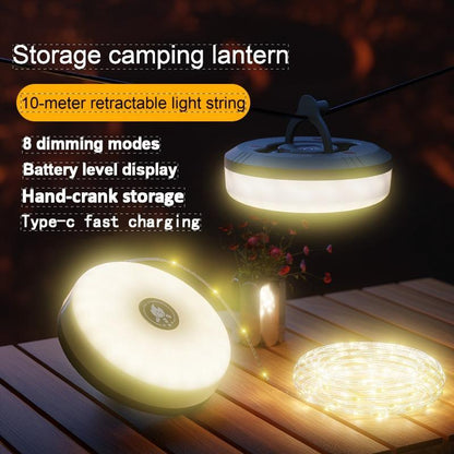 New outdoor camping light with long battery life, camping canopy tent magnetic hanging light, emergency atmosphere tape measure light