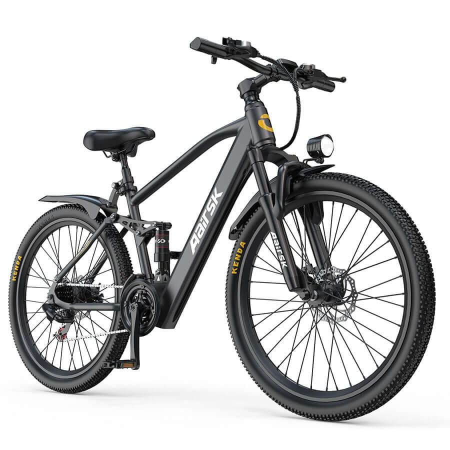 GT900 26"24" Electric Bike 748W(Peak) Motor, 36V 13AH Battery, Dual Suspension, Ideal for City and Trail Rides