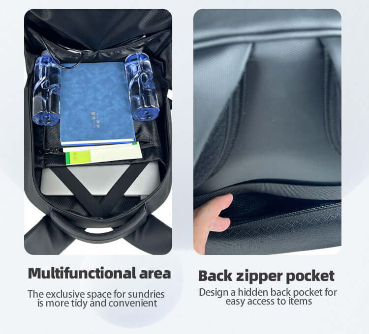 New LED Backpack with Bluetooth Transmitter - Full-Color Motorcycle Style Cycling Hiking Backpack for Men and Women - Smart Dual-Shoulder Bag DIY