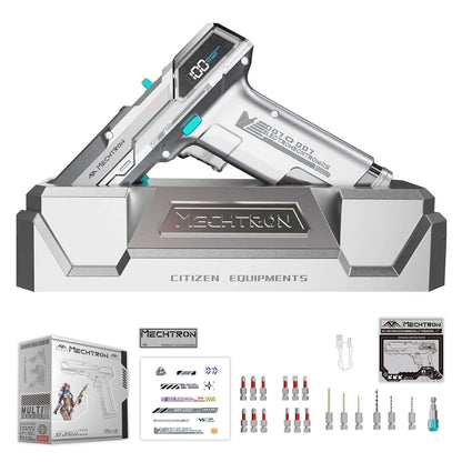 【Cyber Gift】Mecha Universe Esports Desk for Guys: Trendy Gift with AI Smart Drill for Screw Removal and Hole Drilling