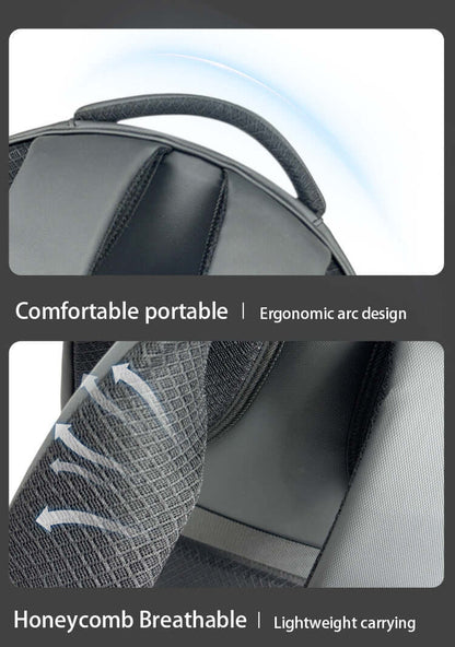 New LED Backpack with Bluetooth Transmitter - Full-Color Motorcycle Style Cycling Hiking Backpack for Men and Women - Smart Dual-Shoulder Bag DIY