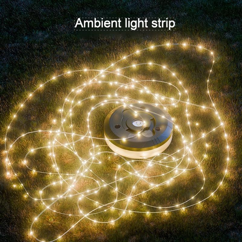 New outdoor camping light with long battery life, camping canopy tent magnetic hanging light, emergency atmosphere tape measure light