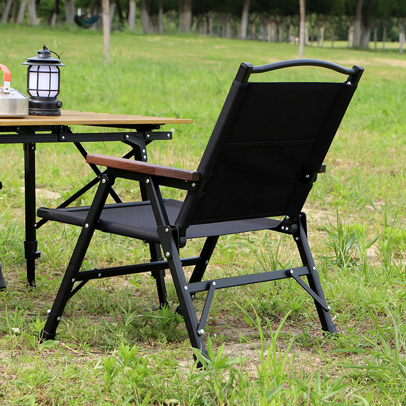New Detachable Kermit Folding Chair Outdoor Portable Aluminum Alloy Camping Chair Beach Recliner Chair for Garden
