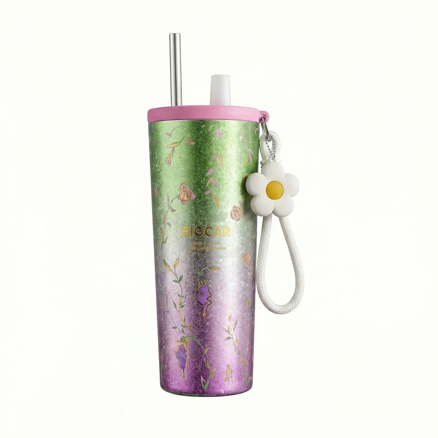 GearMoor Large Titanium Straw Tumbler | Vacuum Insulated | 24 oz