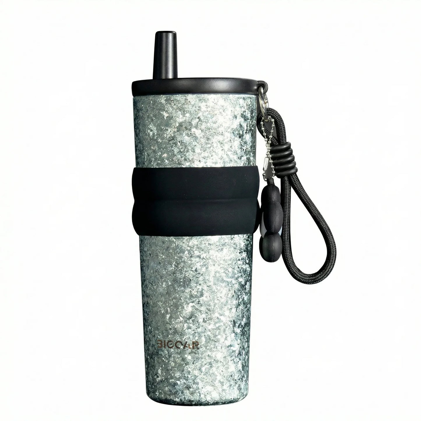 Titanium Insulated Straw Tumbler – 24 oz Car Cup