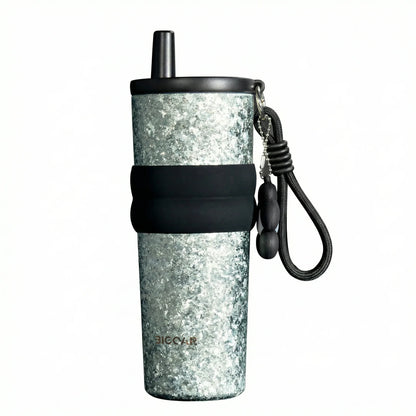 Titanium Insulated Straw Tumbler – 24 oz Car Cup