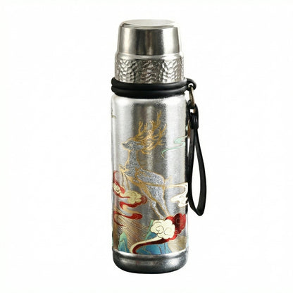 Large Pure Titanium Insulated Tumbler 21.9 oz | Travel Drink Cup