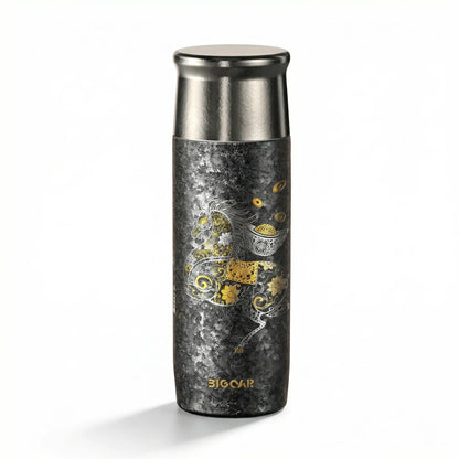 GearMoor Year of Horse Titanium Tumbler | Collector's Insulated Cup | 13.5 oz