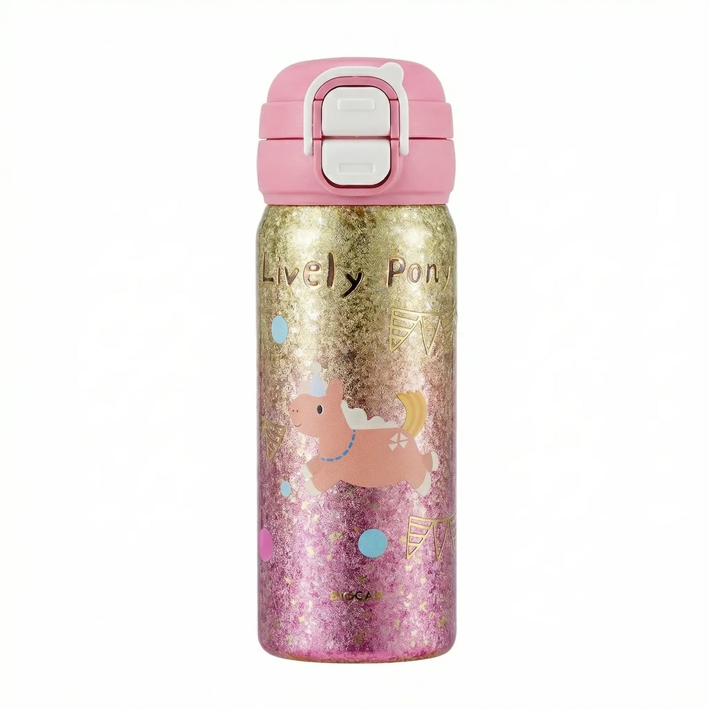 Pure Titanium Insulated Straw Cup for Students | School Water Bottle 18.6 oz
