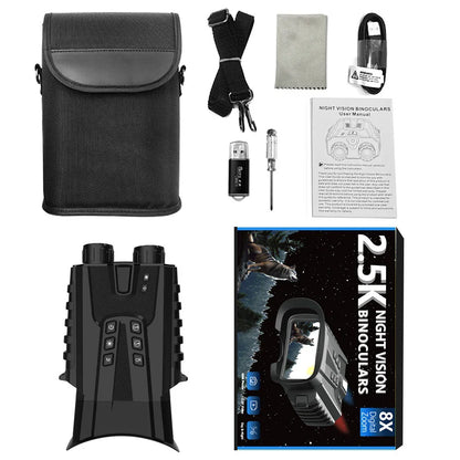 2025 New Hit High-Definition Photo & Video Binoculars for Birdwatching Portable Outdoor Low-Light Full-Color Night Vision Device