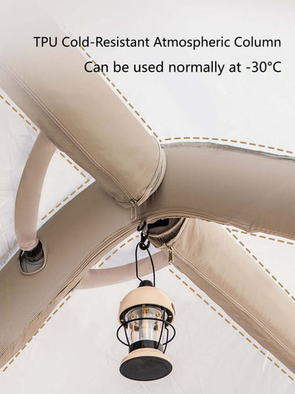 Outdoor Inflatable Tent: Spacious One-Piece Design, Rainproof Camping, No Setup Required, Fully Automatic Tent