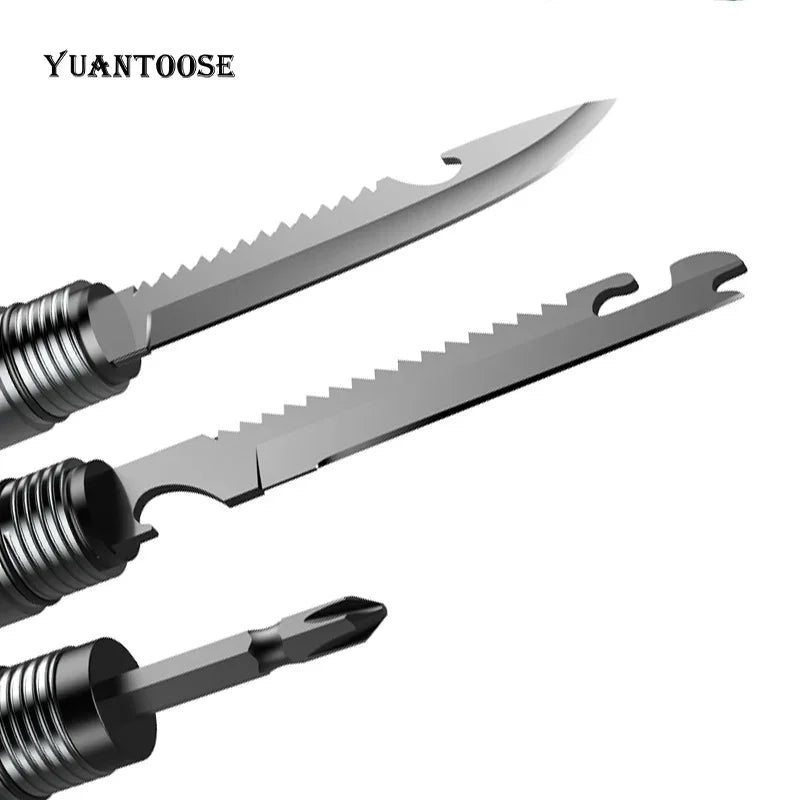 Hiking pole camping multifunctional folding camping outdoor sports supplies edc hiking pole