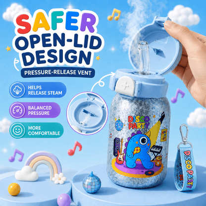 Pure Titanium Kids Water Bottle 20.3 fl oz | 2-in-1 Lid Gift Set