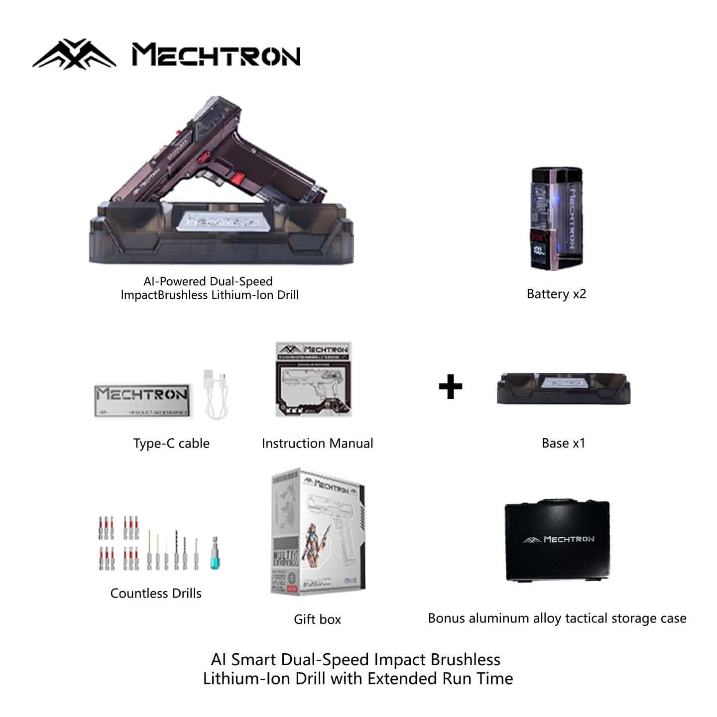 【Gift Selection】Mecha Universe G2PRO Brushless Pistol Drill Esports Desk Display Novelty Gift