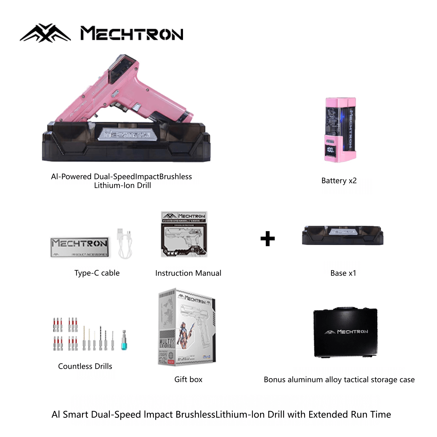 【Gift Selection】Mecha Universe G2PRO Brushless Pistol Drill Esports Desk Display Novelty Gift