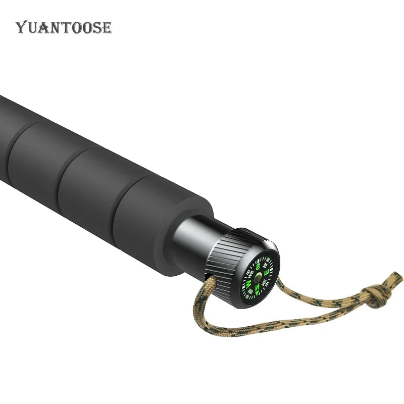 Hiking pole camping multifunctional folding camping outdoor sports supplies edc hiking pole