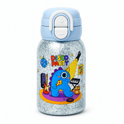 Pure Titanium Kids Water Bottle 20.3 fl oz | 2-in-1 Lid Gift Set