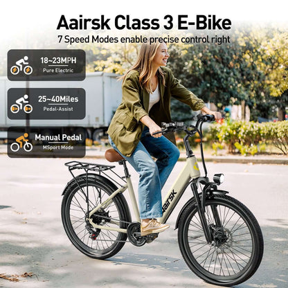 Electric city bike for adults