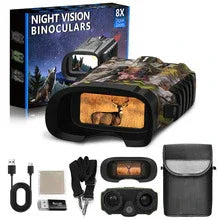 2025 New Hit High-Definition Photo & Video Binoculars for Birdwatching Portable Outdoor Low-Light Full-Color Night Vision Device
