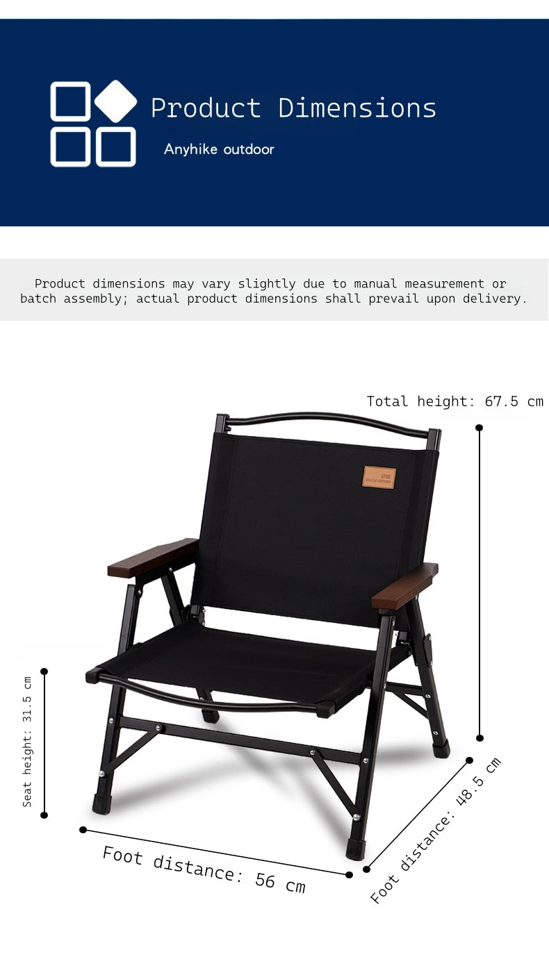 New Detachable Kermit Folding Chair Outdoor Portable Aluminum Alloy Camping Chair Beach Recliner Chair for Garden