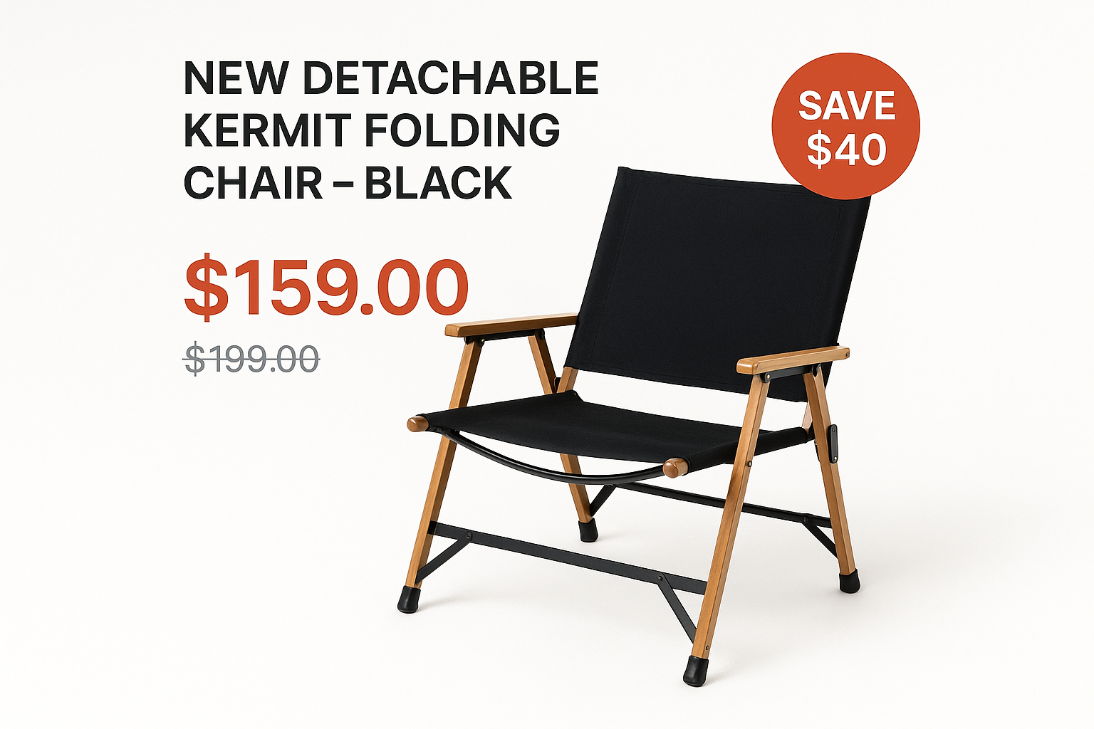 户外折叠椅促销海报