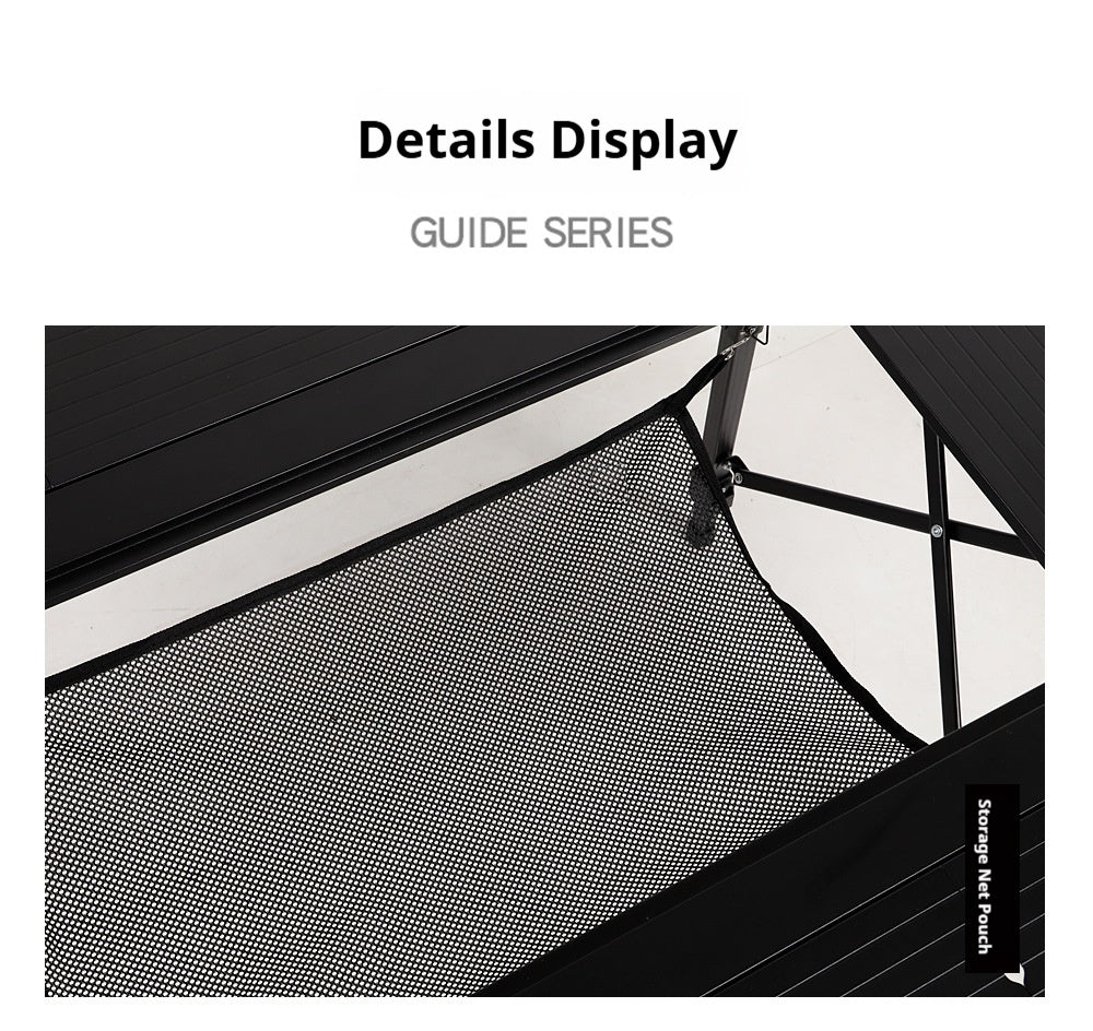 New GuideSeries Outdoor Camping Aluminum Alloy IGT5 Unit Folding Table Semi-Automatic BL028 Table