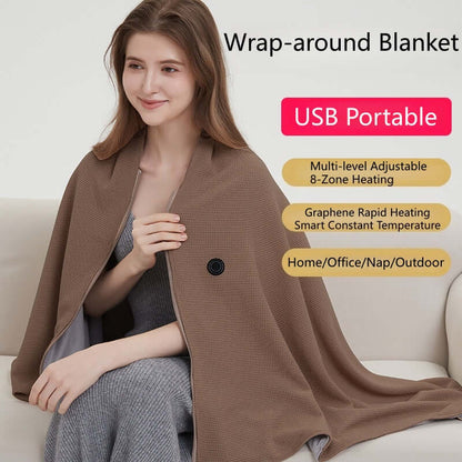 USB Portable Heated Shawl-Stay Warm Anywhere, Anytime