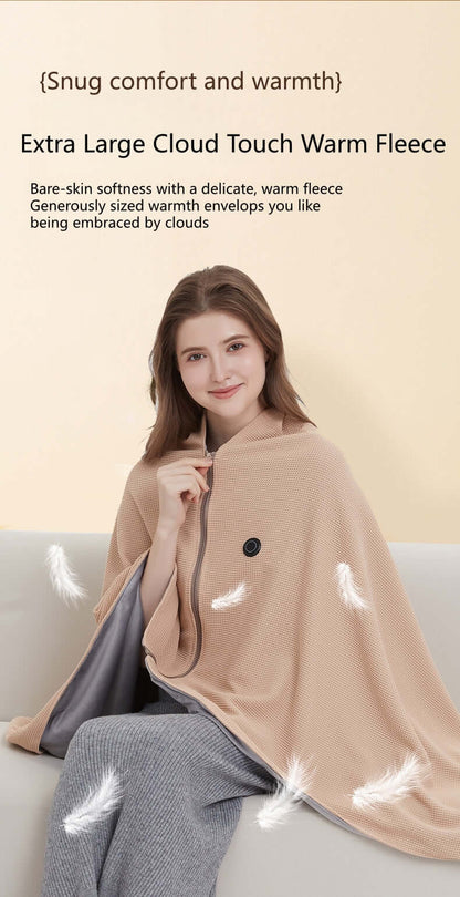 USB Portable Heated Shawl-Stay Warm Anywhere, Anytime