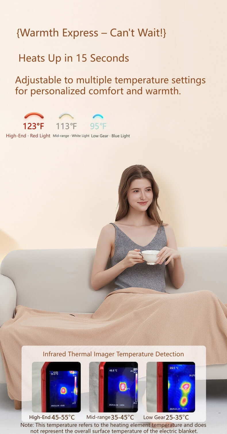 USB Portable Heated Shawl-Stay Warm Anywhere, Anytime