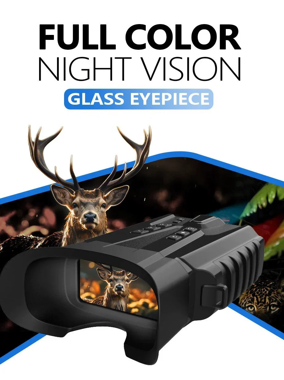 2025 New Hit High-Definition Photo & Video Binoculars for Birdwatching Portable Outdoor Low-Light Full-Color Night Vision Device