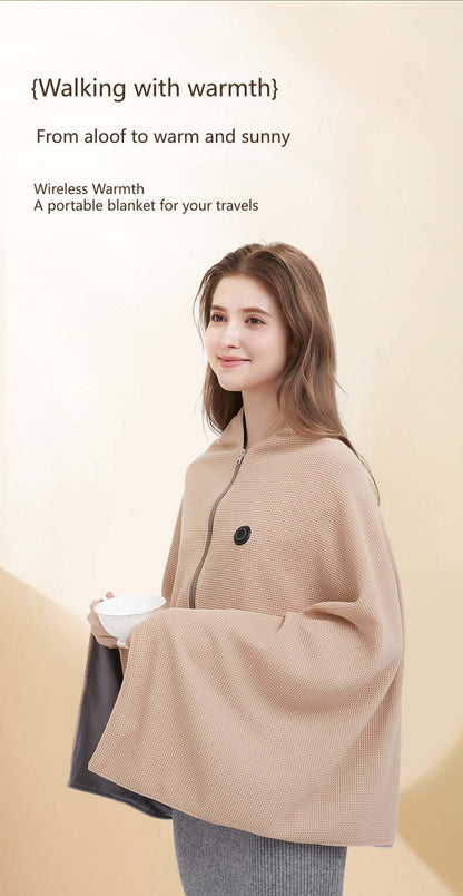 USB Portable Heated Shawl-Stay Warm Anywhere, Anytime