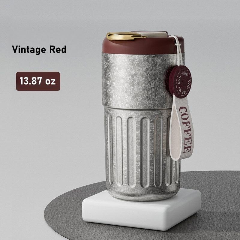GearMoor Pure Titanium Travel Mug - Dimensions 6.38in x 2.95in Size Chart
