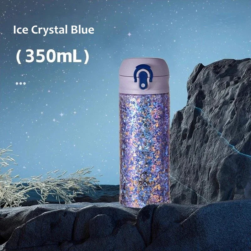 GearMoor Pure Titanium Cold Drink Travel Mug | Flip-Top Lid | 11.8 & 16.2 oz