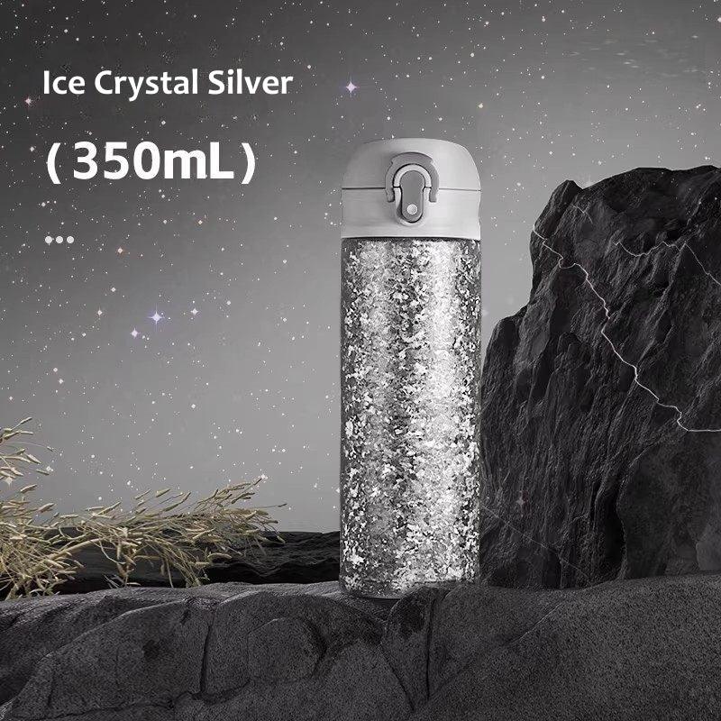 GearMoor Pure Titanium Cold Drink Travel Mug | Flip-Top Lid | 11.8 & 16.2 oz