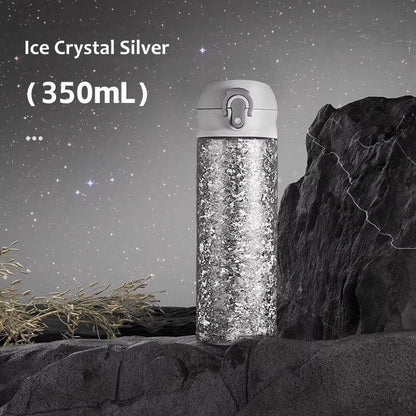 GearMoor Pure Titanium Cold Drink Travel Mug | Flip-Top Lid | 11.8 & 16.2 oz