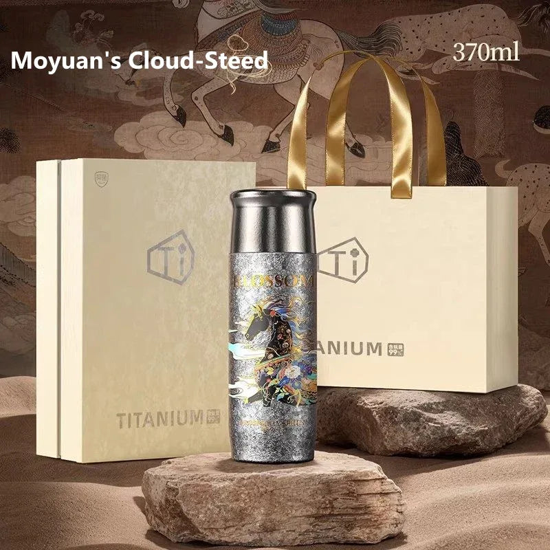 GearMoor Pure Titanium Insulated Tumbler | Limited Edition Summer Gift | 14.5 oz