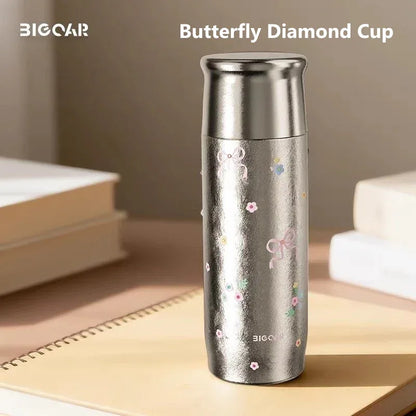GearMoor Titanium Rhinestone Cup for Women | Iced Drink Gift | 14.5 oz