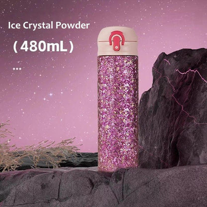 GearMoor Pure Titanium Cold Drink Travel Mug | Flip-Top Lid | 11.8 & 16.2 oz